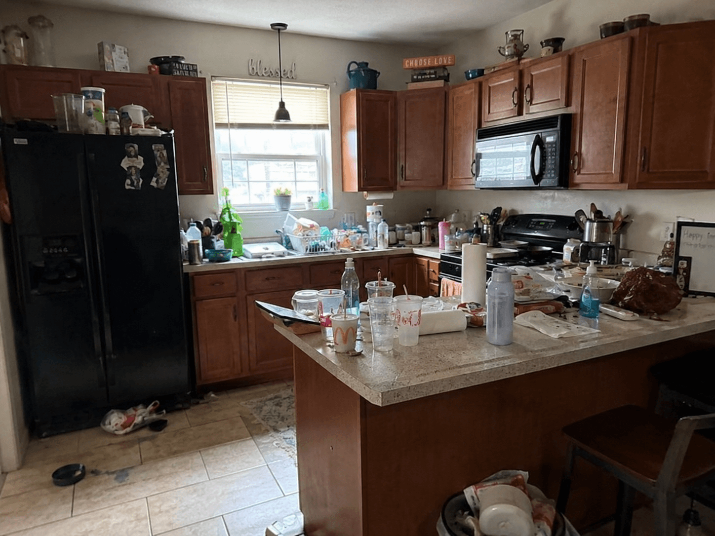 Kitchen reset — before